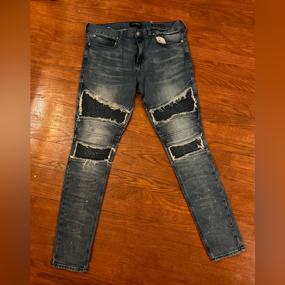 PacSun Distressed Designer Skinny Jeans